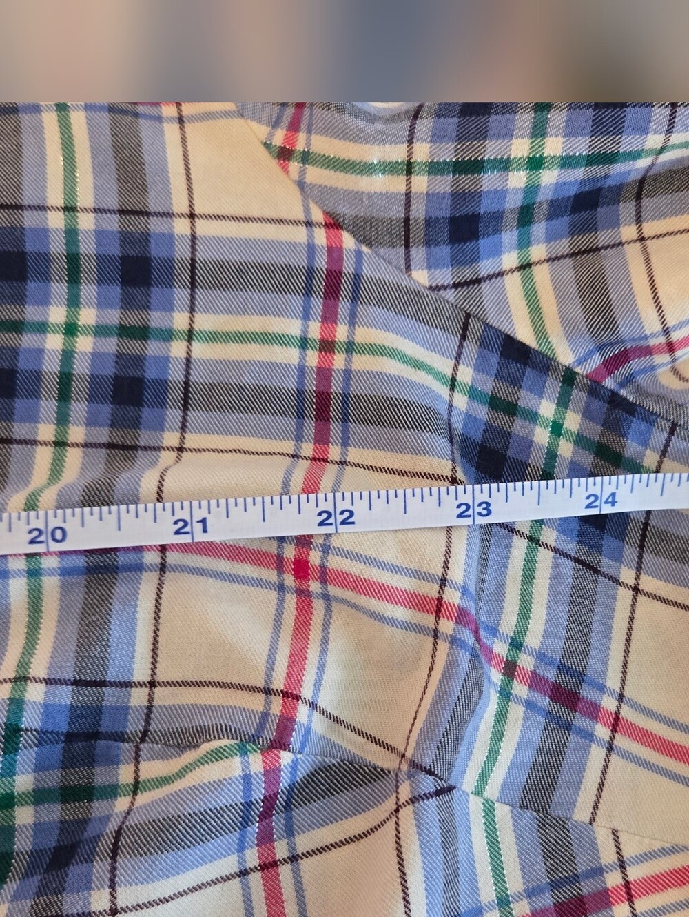 Talbots Plaid Shirt 2X - Picture 7 of 8